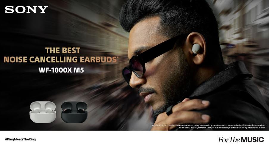 Sony WF-1000XM5 - True wireless earphones with mic - in-ear - Bluetooth -  active noise canceling - black